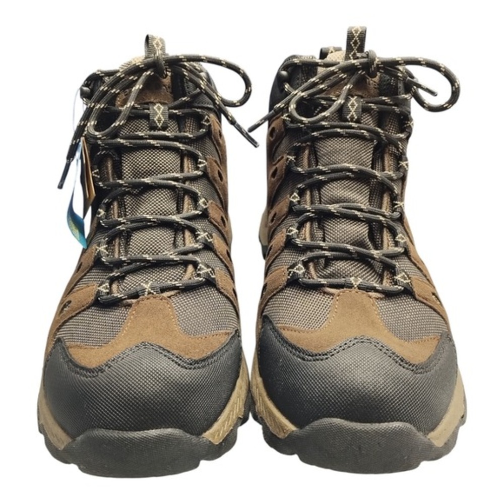 Eddie Bauer Maple Ridge Hiking Boots Men US 9 Multi Leather Weatherproof Lace Up